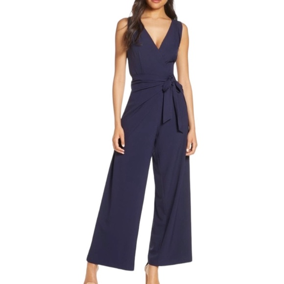 julia jordan Pants & Jumpsuits Julia Jordan Surplice Jumpsuit